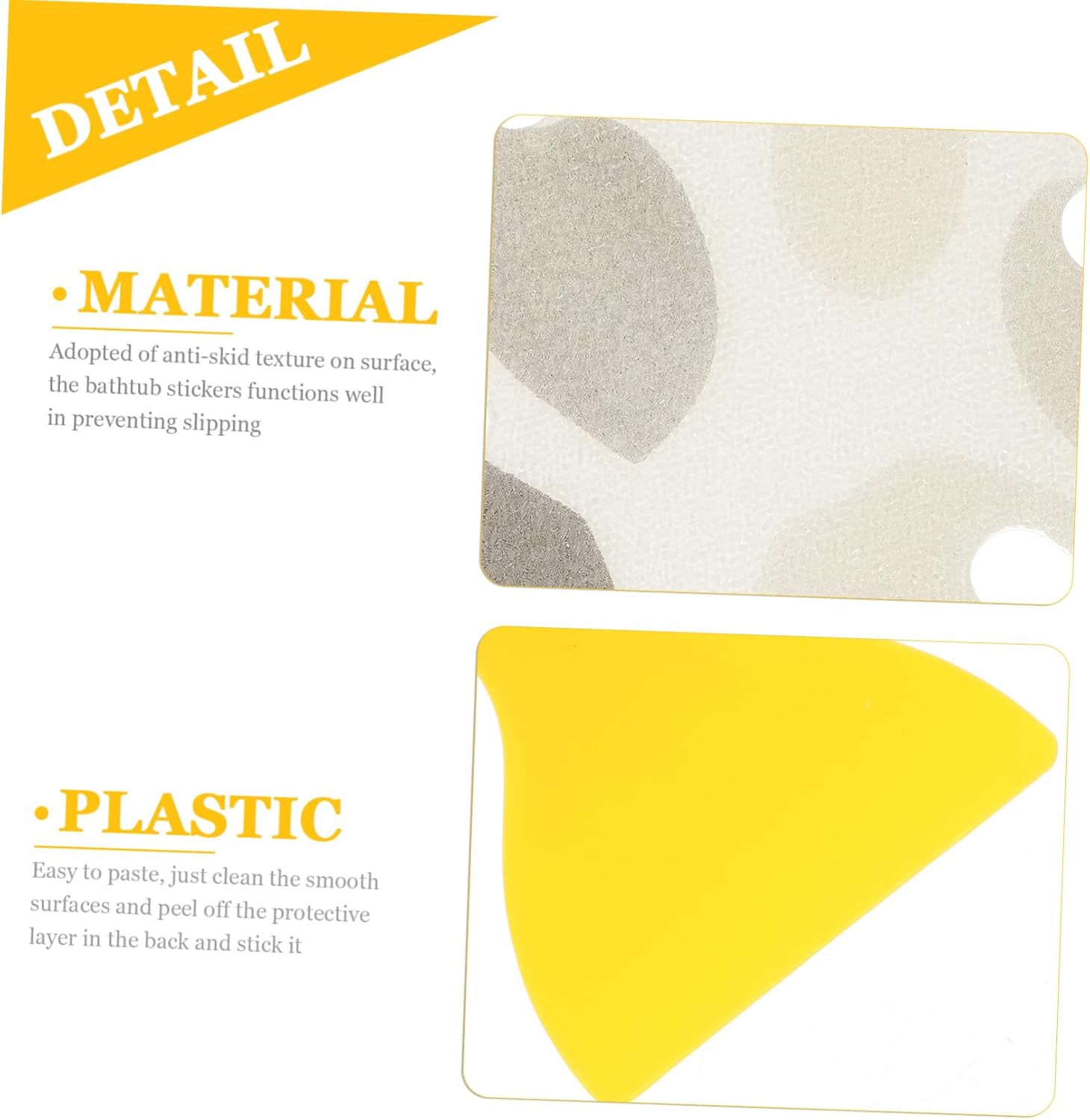 Self-Adhesive Non-Slip bathtub Stickers - Smooth Bathing Experience