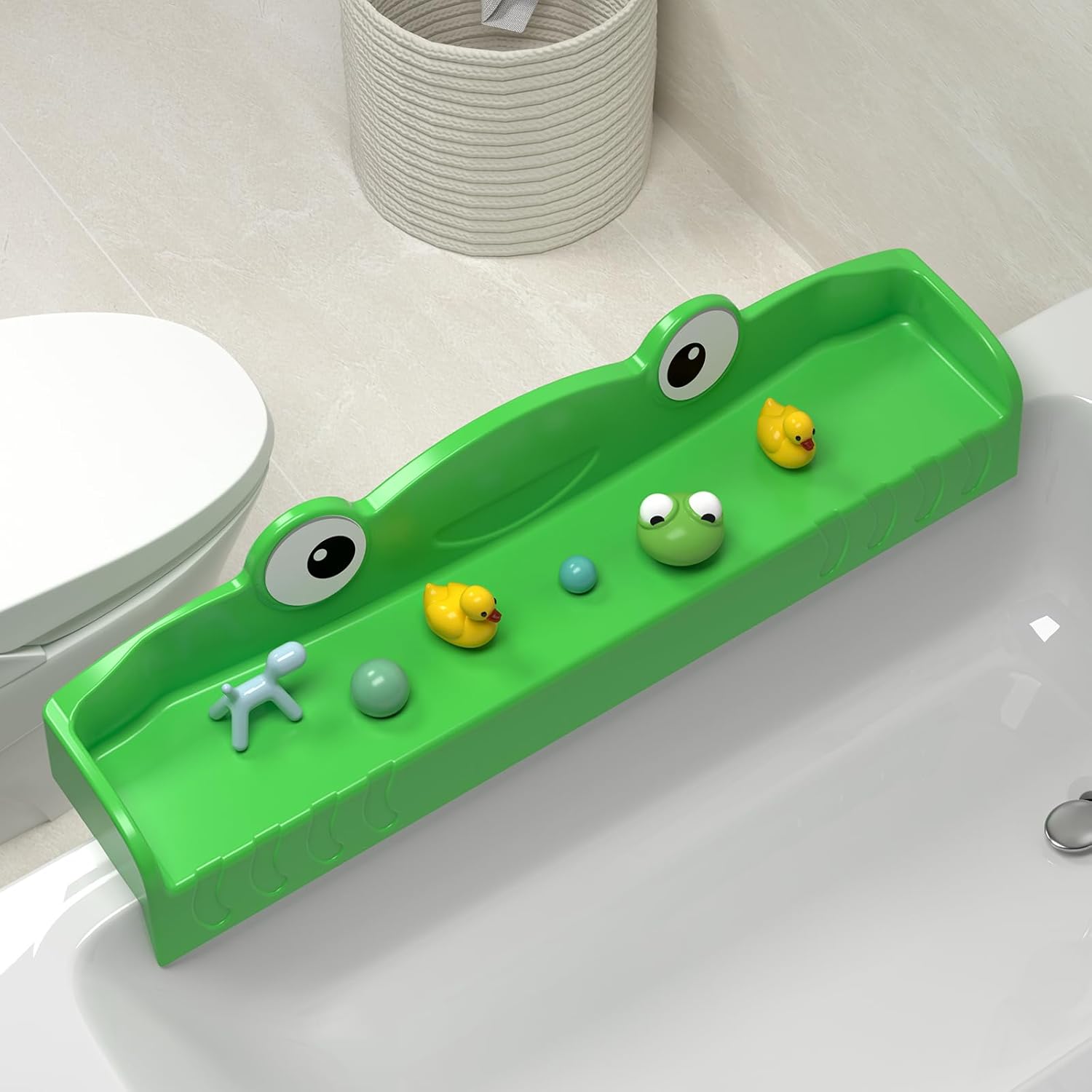 Splash Guard for Bathtubs Water Resistant Play Tray for Kids