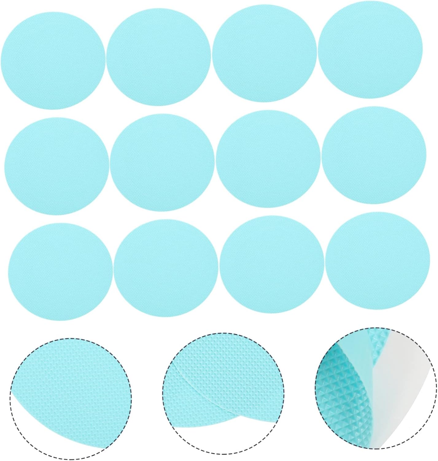 VOSAREA Peva Bathroom Stickers 40pcs - Waterproof Non-Slip - Easy Peel