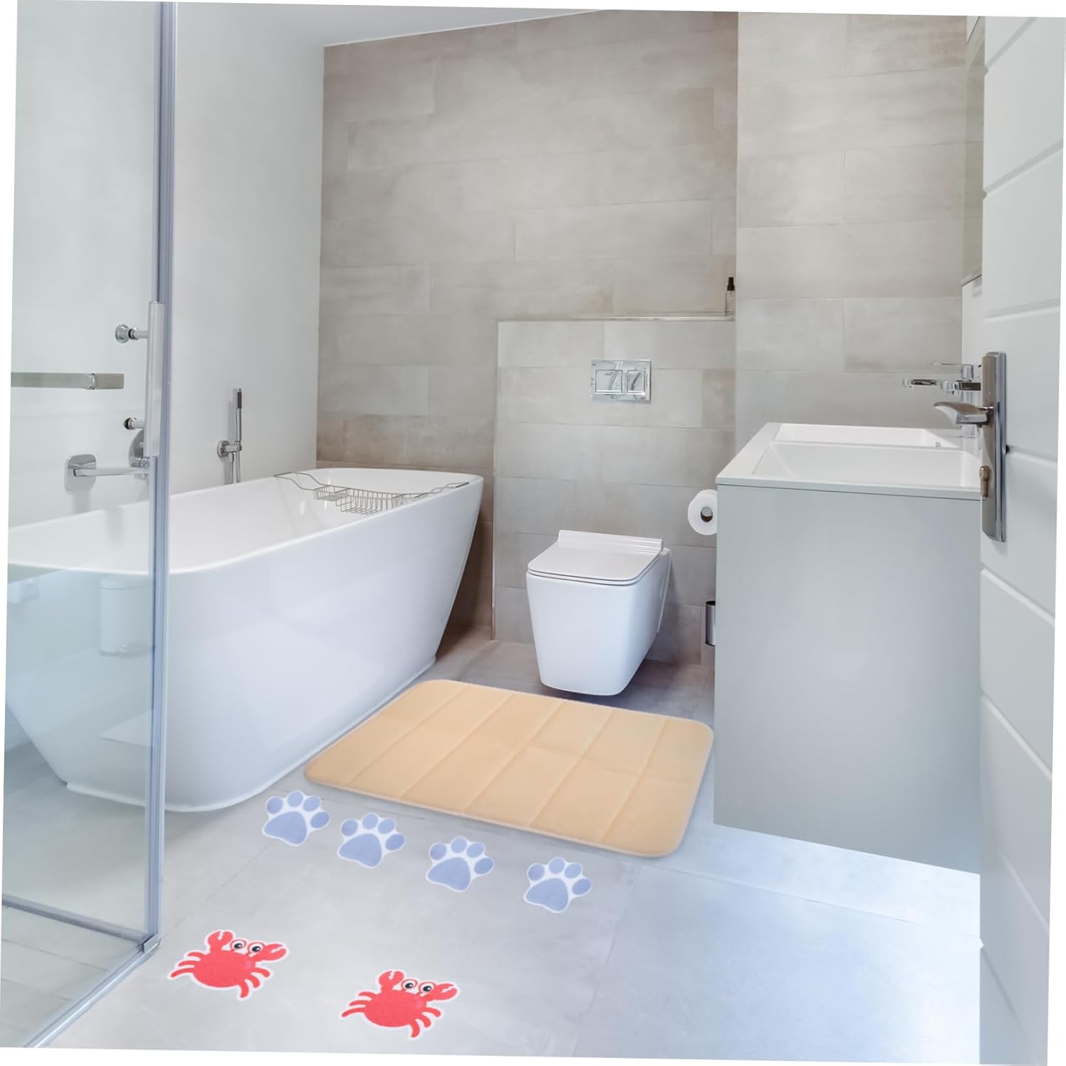 8PCS Anti-Slip Bathtub Stickers for Kids