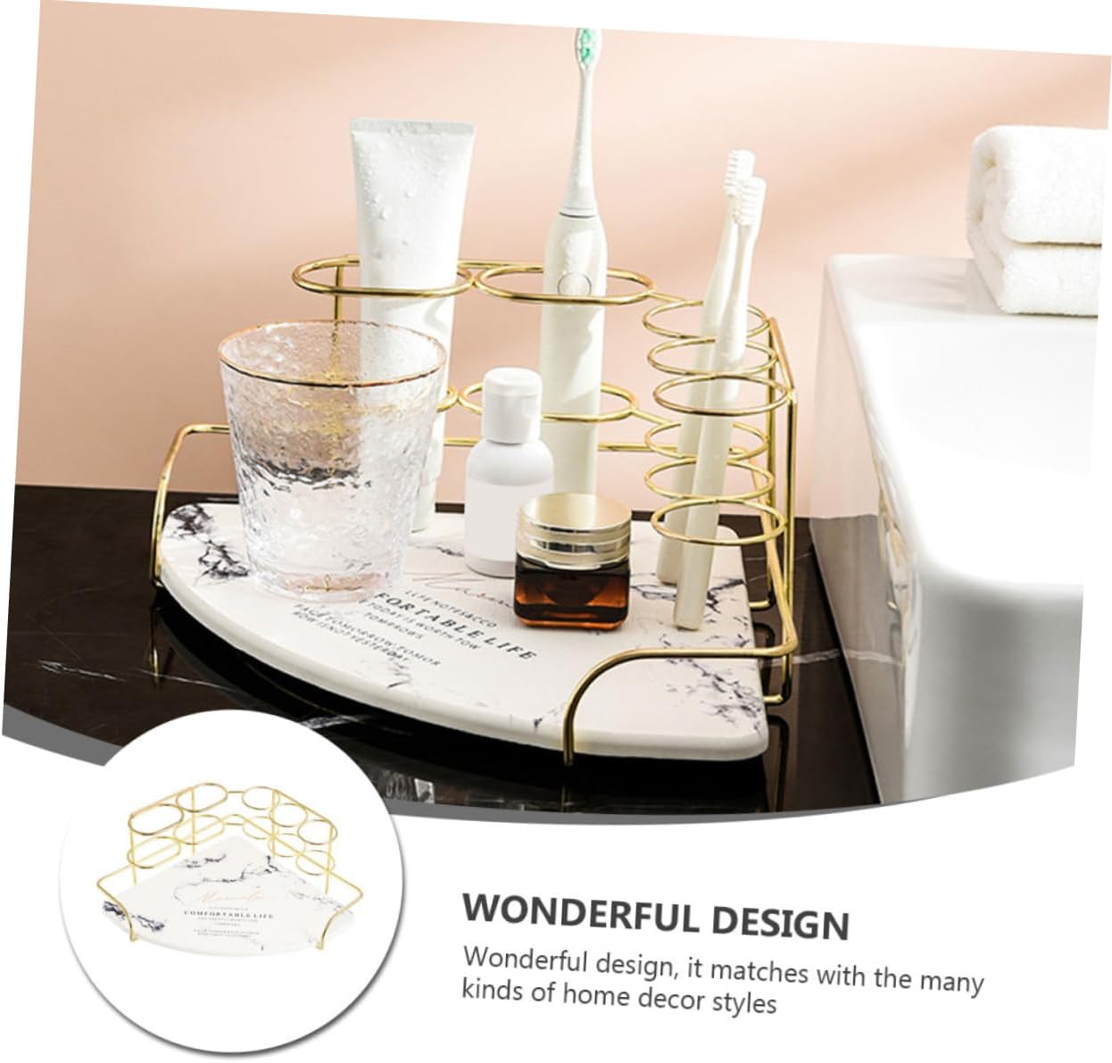 Sturdy Metal Sink Corner Organizer