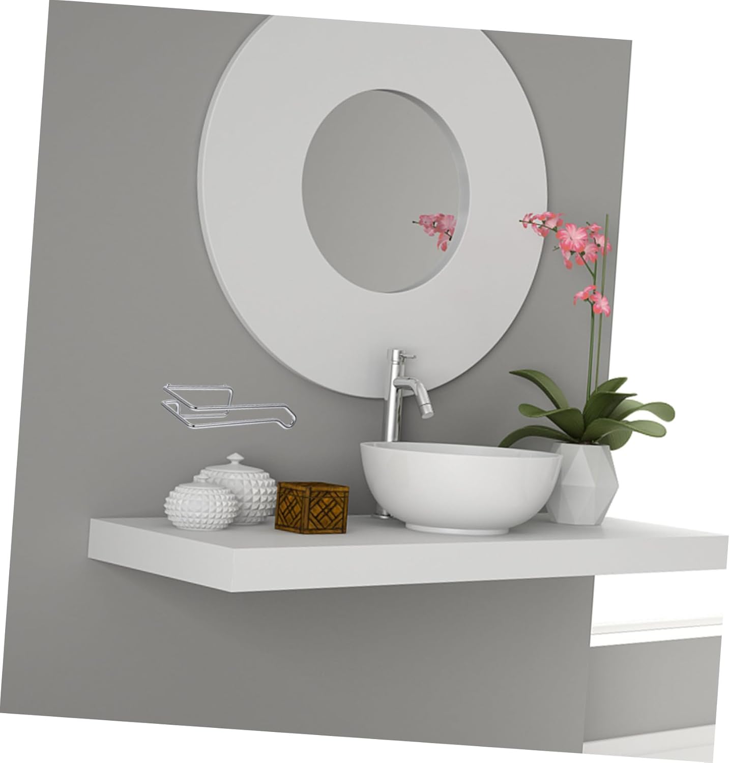 HoliBanna Heavy-Duty Wall-Mounted Bathroom Towel Holder