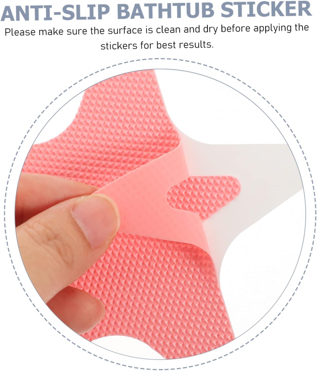 Non-Slip Star Decals for Bathrooms