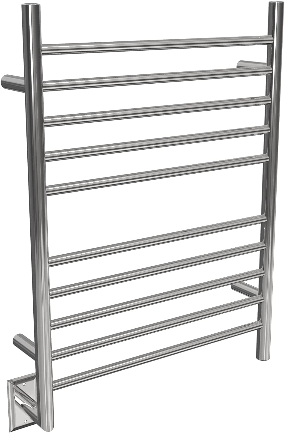 Amba Luxury 10 Bar Towel Warmer - Left Plug-in - heated Bath Towels