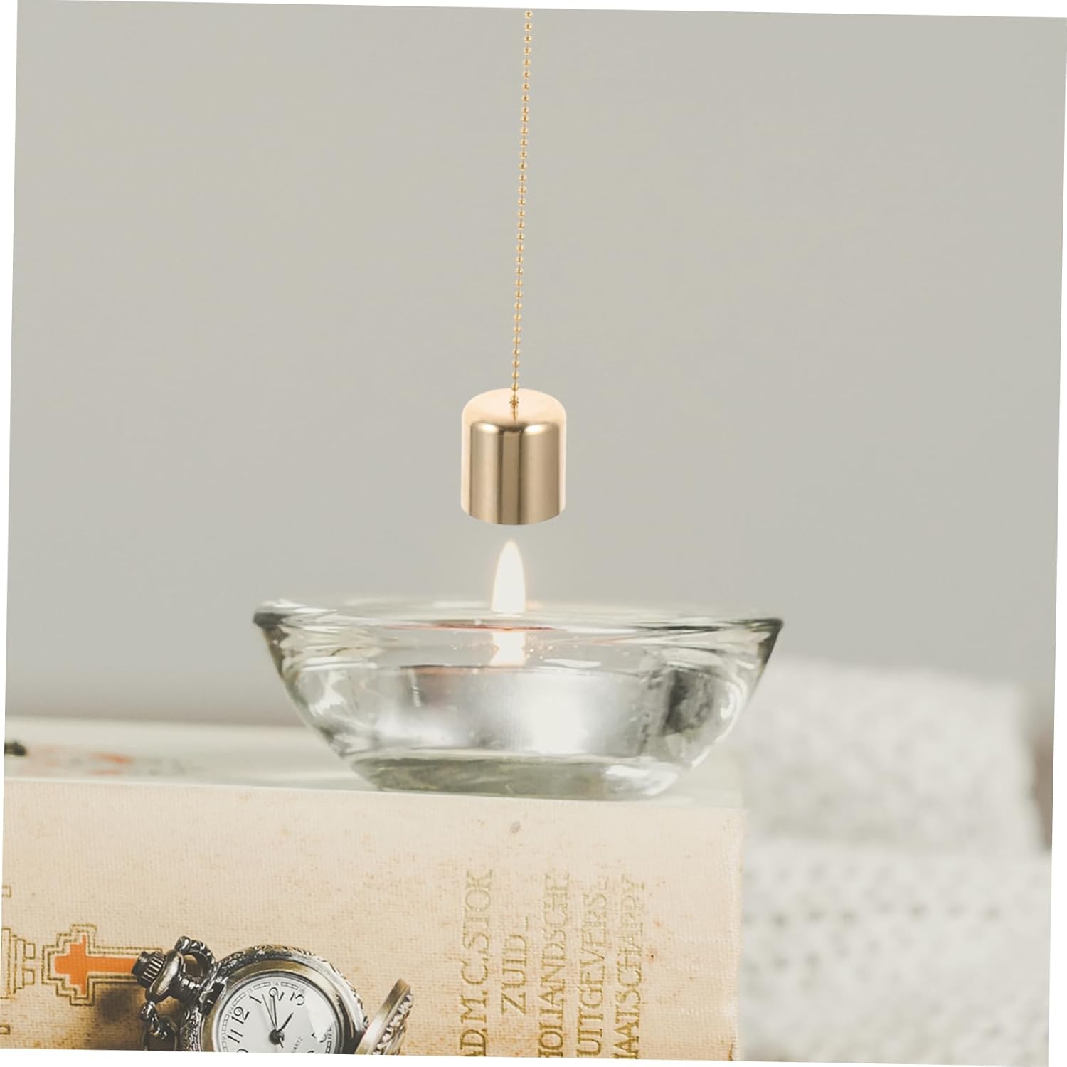 Elegant 5 Set Candle Snuffers for Wine Bottles