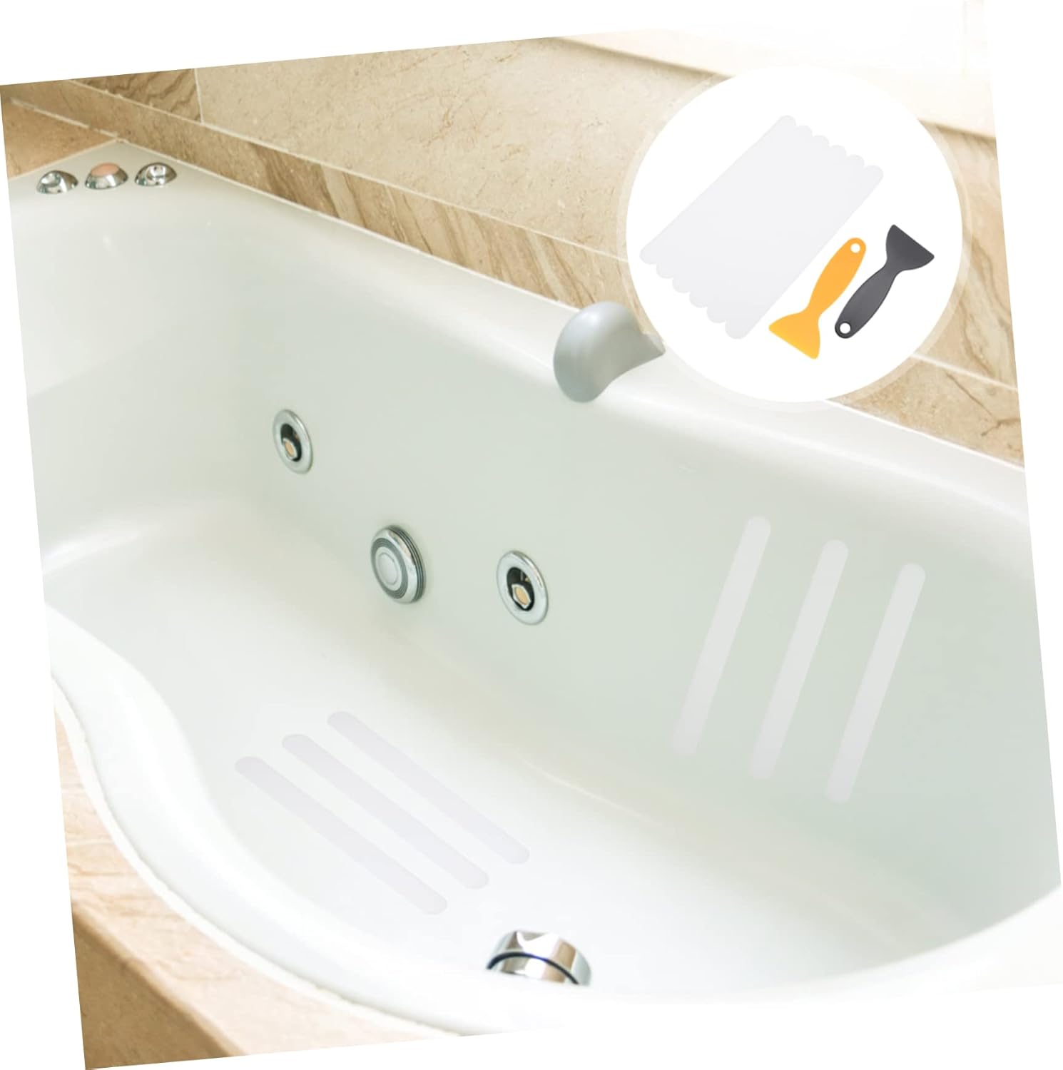 PRETYZOOM Non-Slip Bath Tub Sticker