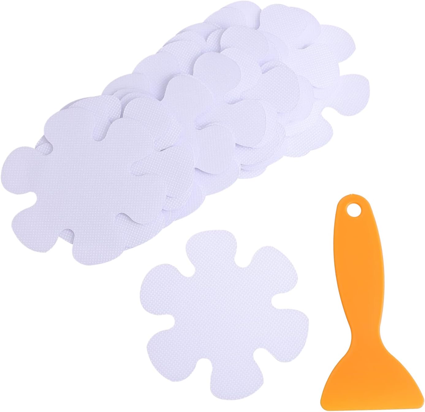 Flower Bathtub Sticker Set 20pcs Anti Skid Stickers for Bathroom