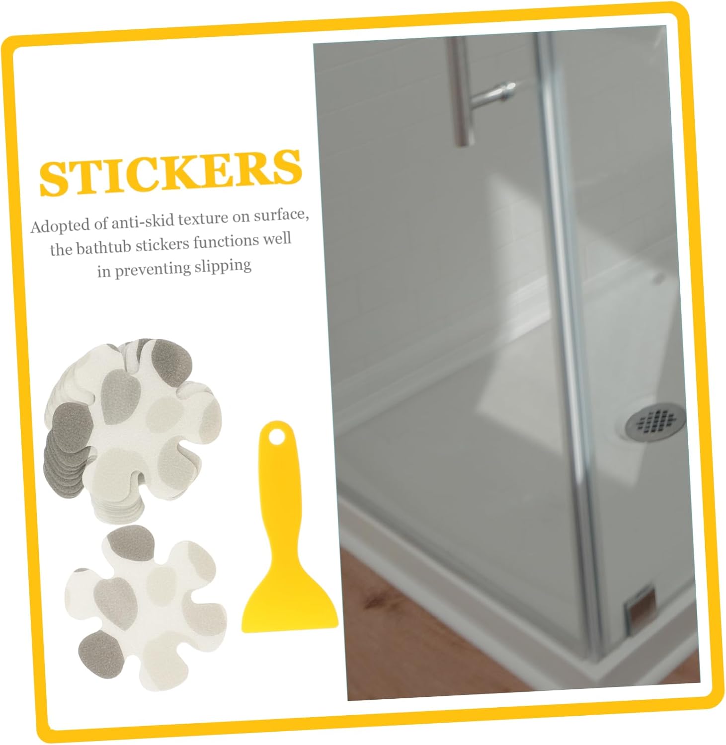 Self-Adhesive Non-Slip bathtub Stickers - Smooth Bathing Experience