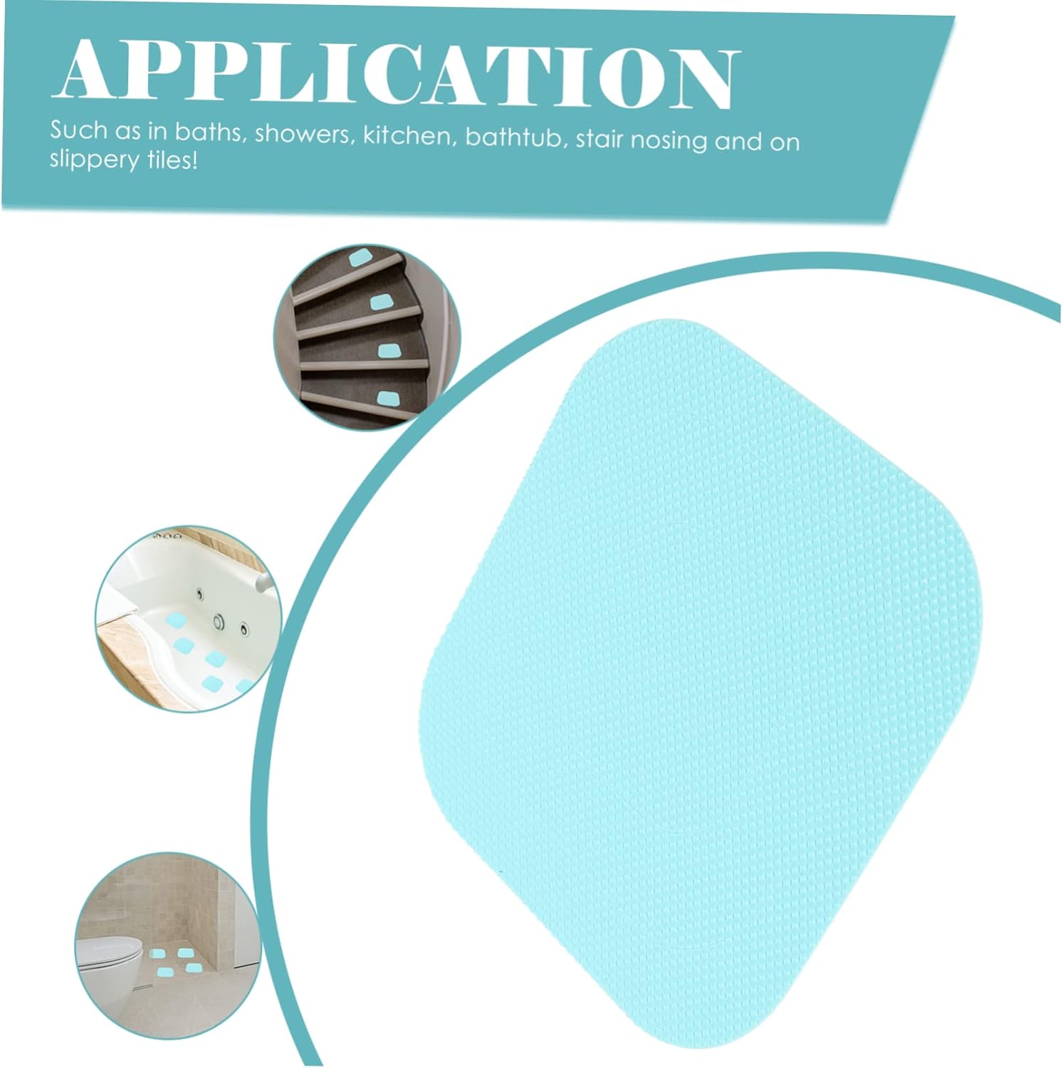 Ciieeo Anti-Skid Floor Stickers for Bath and Shower