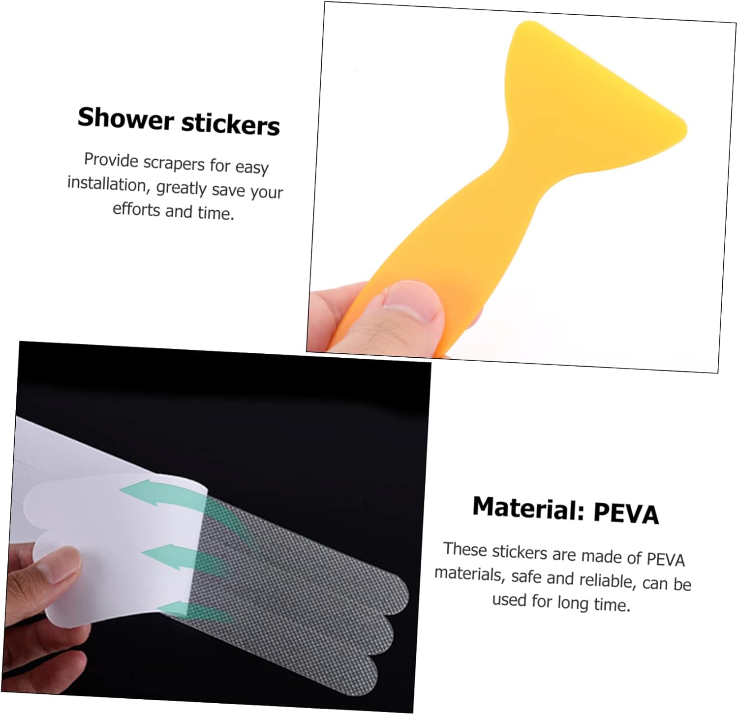 Ciieeo Bathtub Stickers Anti Slip Safety Decals 6 Pack