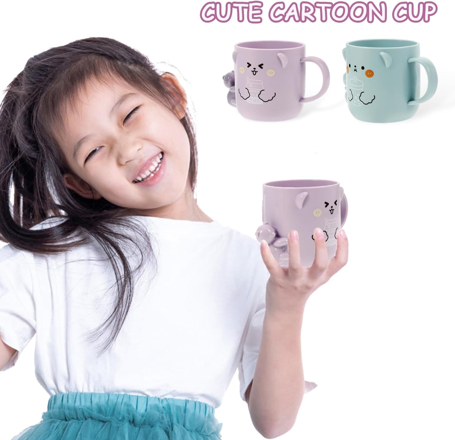Two-Piece Kids Bathroom Cups