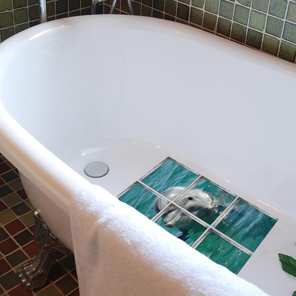 Non-Slip Bathtub Stickers for Adults Kids Waterproof Fun Unique Design
