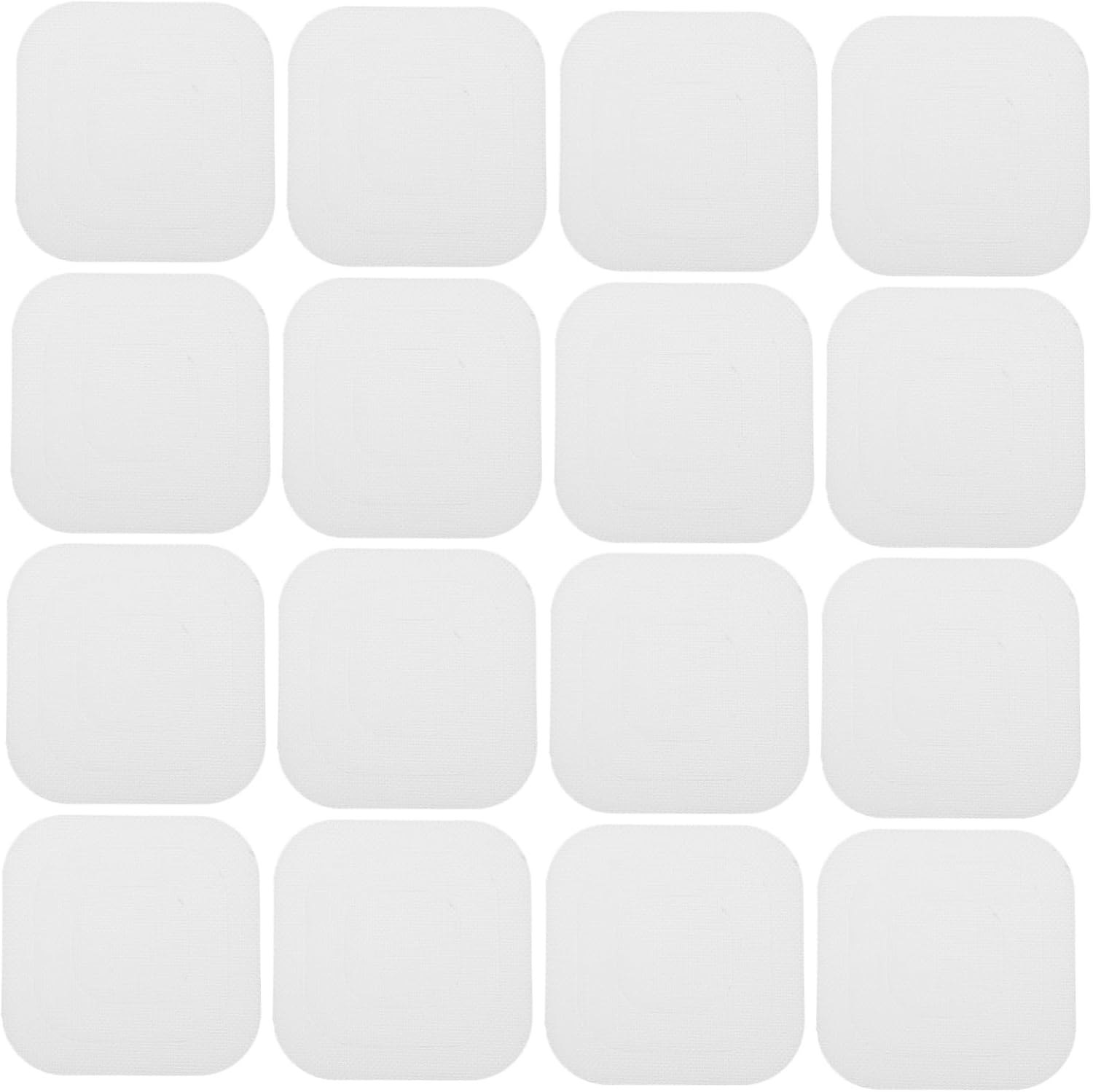 24pcs Square Non Slip Bathroom Stickers Transparent Peva Safety Decals