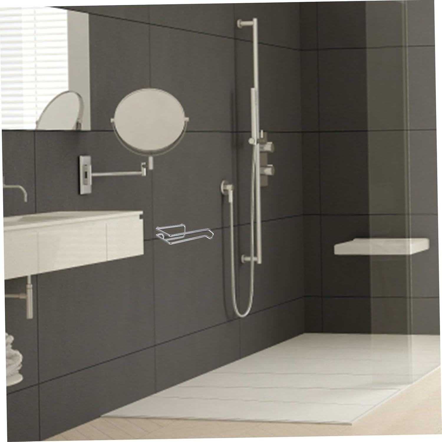 HoliBanna Heavy-Duty Wall-Mounted Bathroom Towel Holder