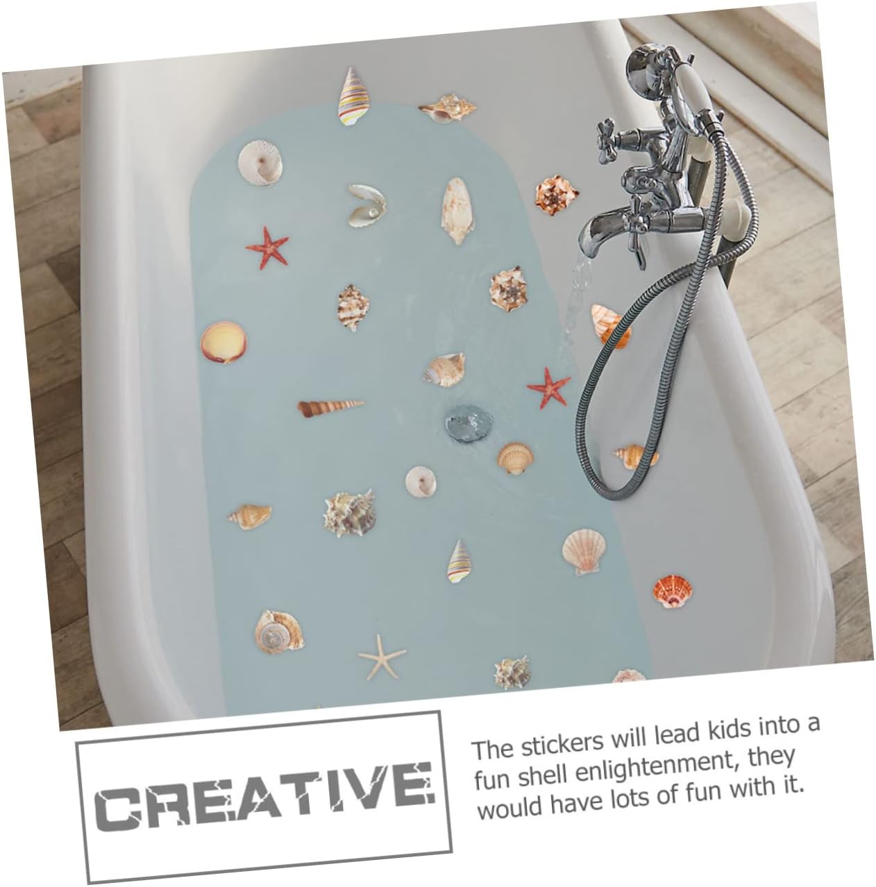 MAGICLULU Bathtub Sticker Non-Slip Peel-Off