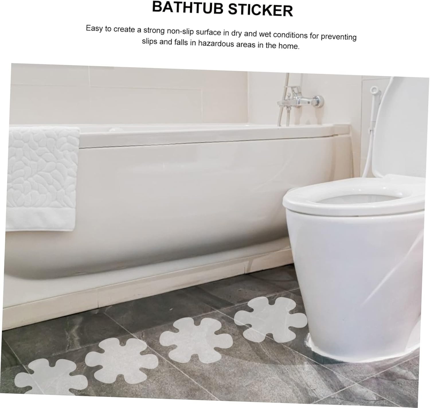 20 piece non-slip shower stickers