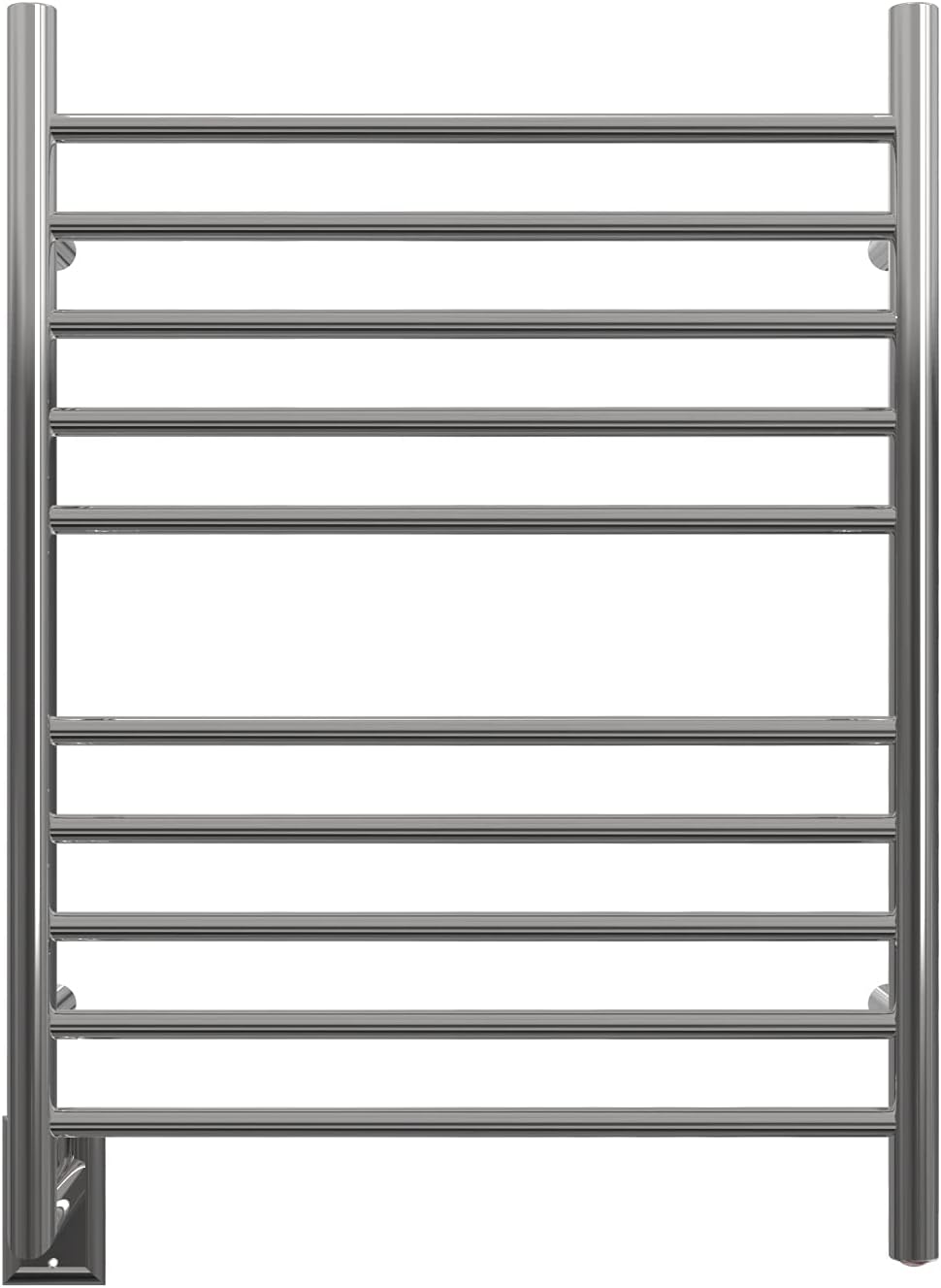 Amba Luxury 10 Bar Towel Warmer - Left Plug-in - heated Bath Towels