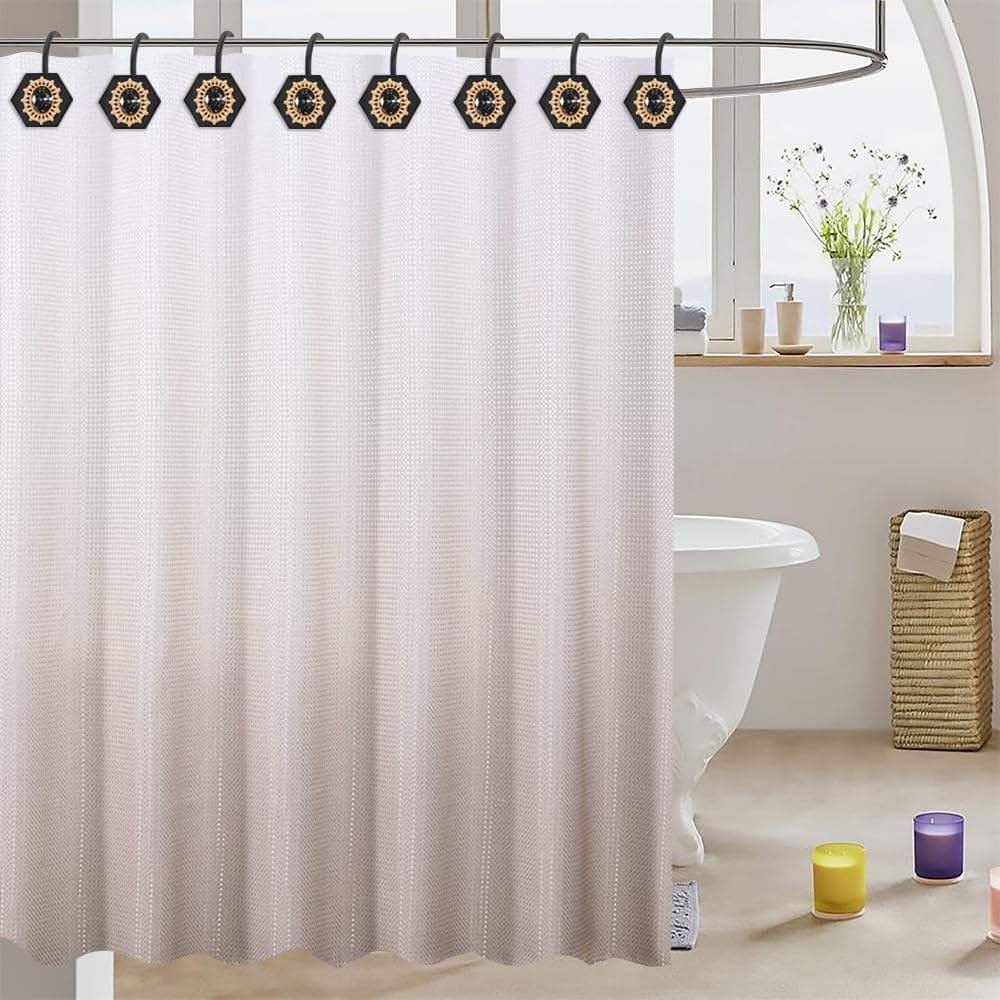 Luxury Diamond Design Decorative Shower Curtain Hooks