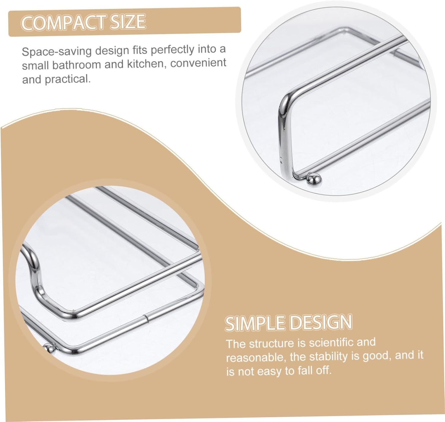 HoliBanna Heavy-Duty Wall-Mounted Bathroom Towel Holder