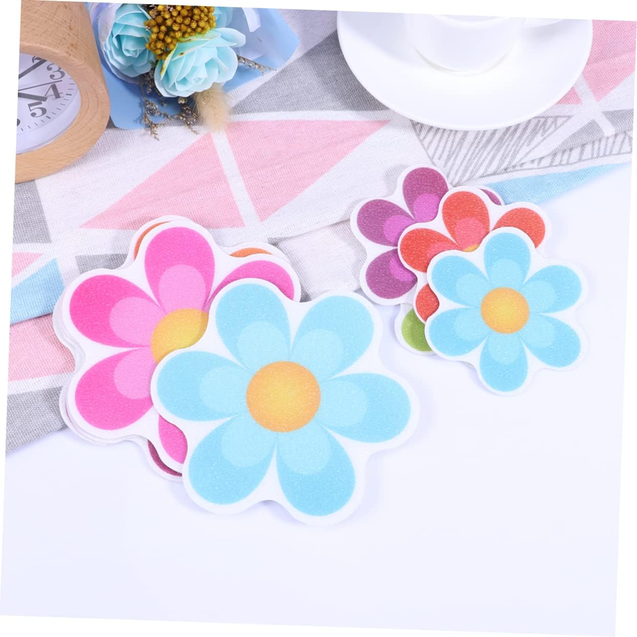 Alipis Floral Non-Slip Self-Adhesive Stickers for Bathrooms