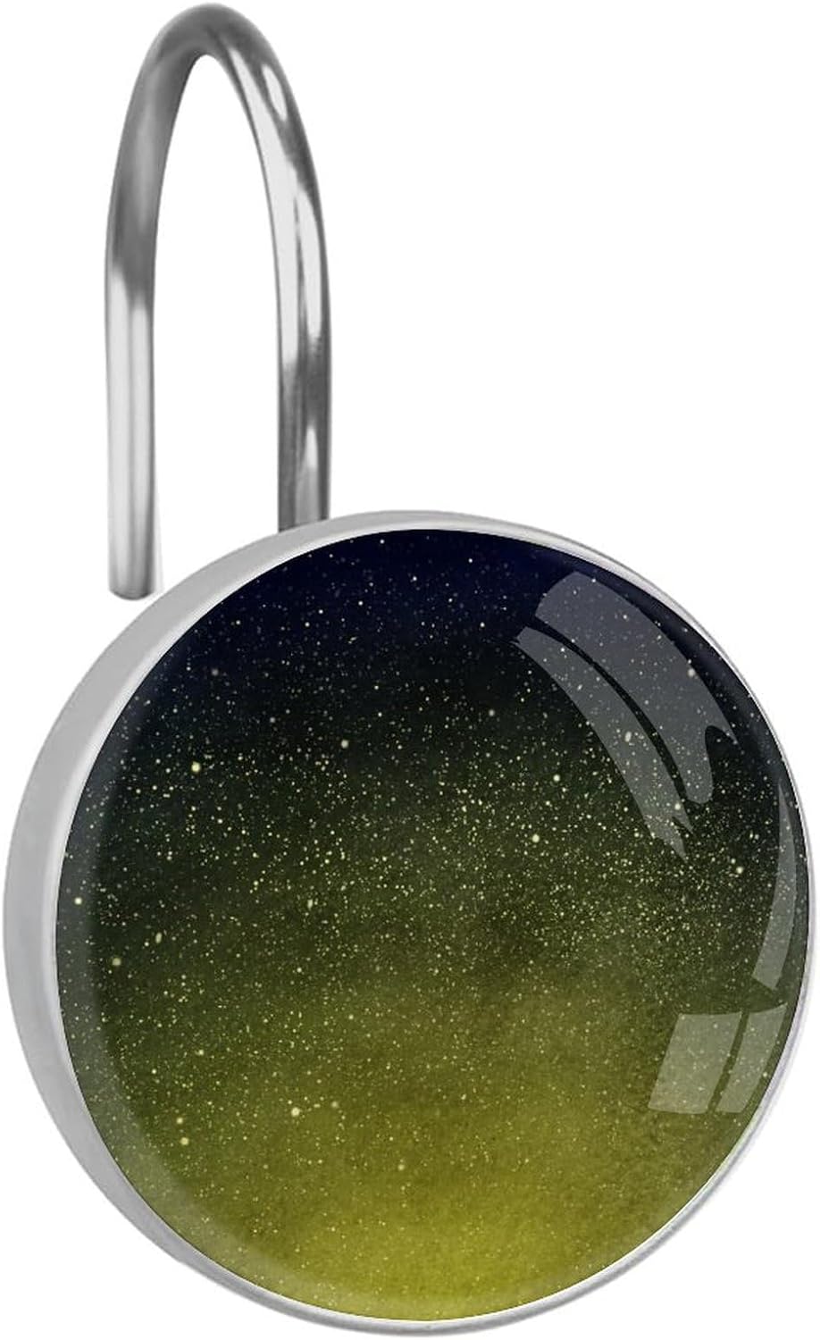12-Piece Starry Sky Decorative shower curtain hangers