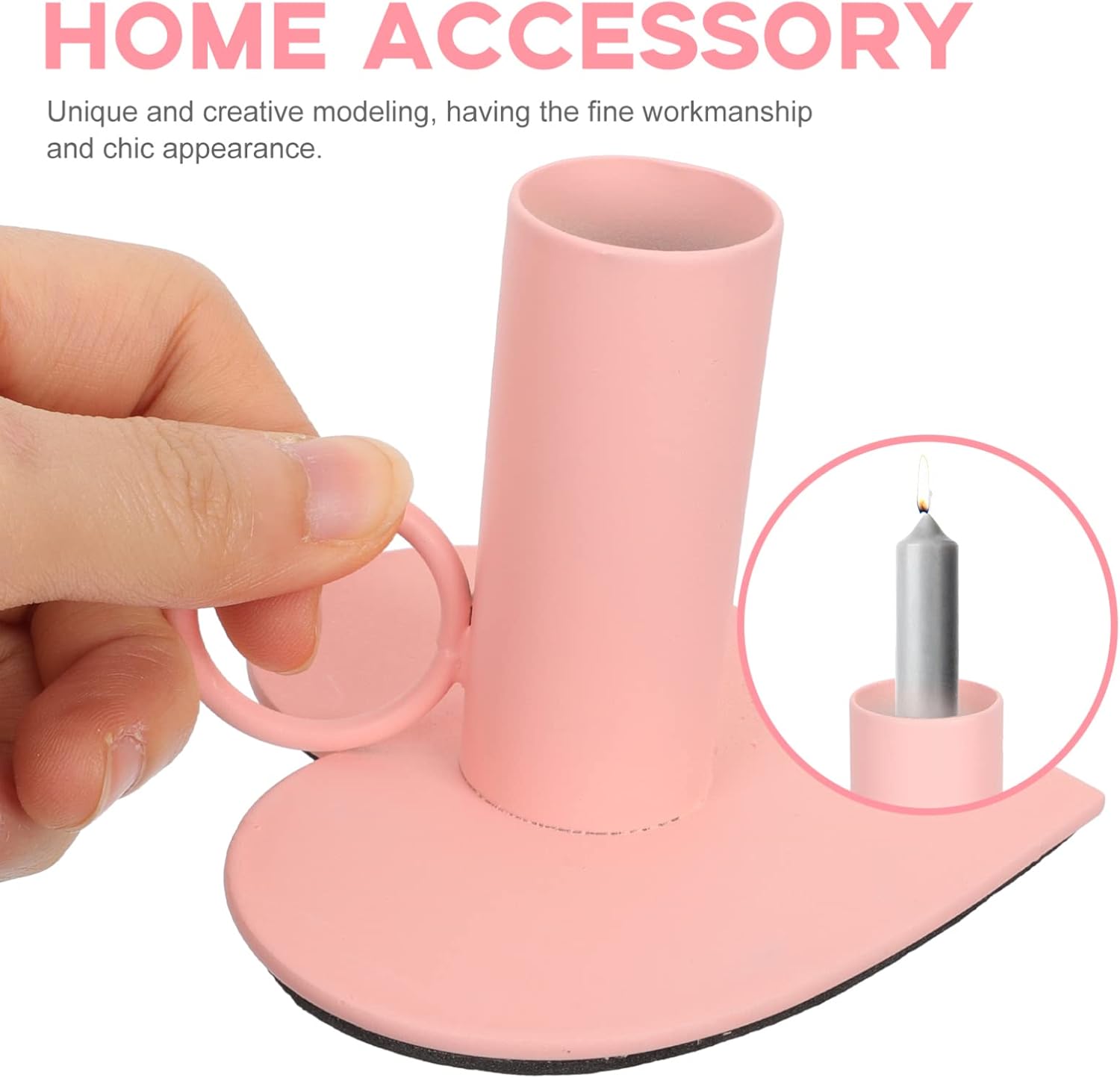 Cabelock Heart-Shaped Candle Stand - Portable Candle Rack