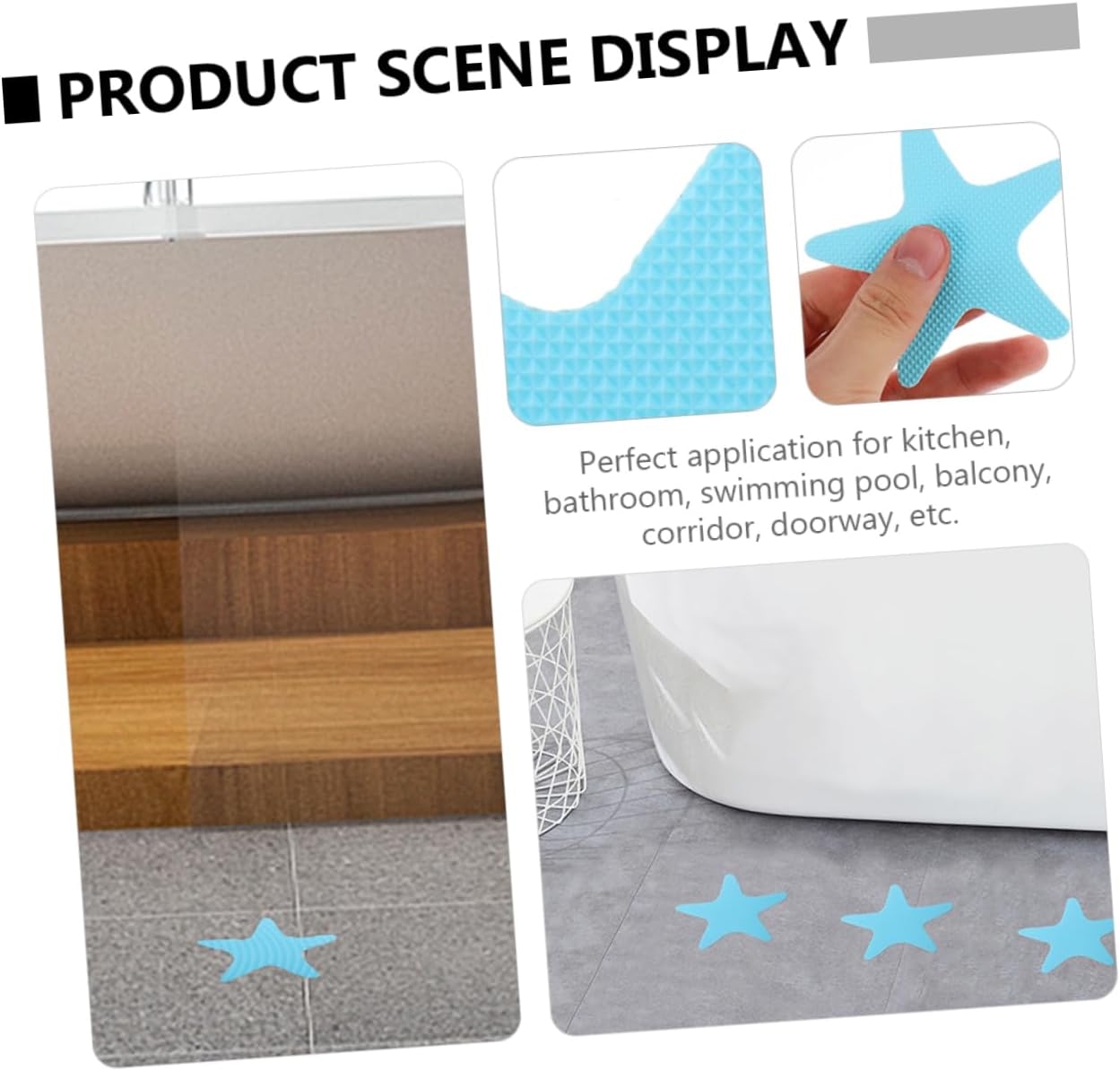 40-Piece Anti-Slip Bathtub Sticker Set for Safe Usage