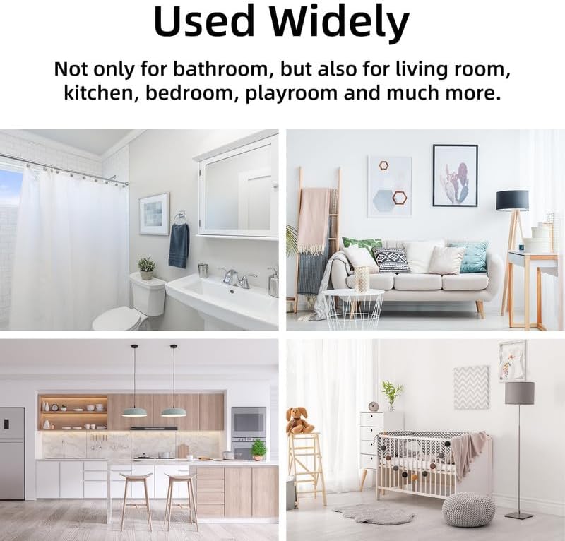 12 Set Decorative Shower Curtain Hooks