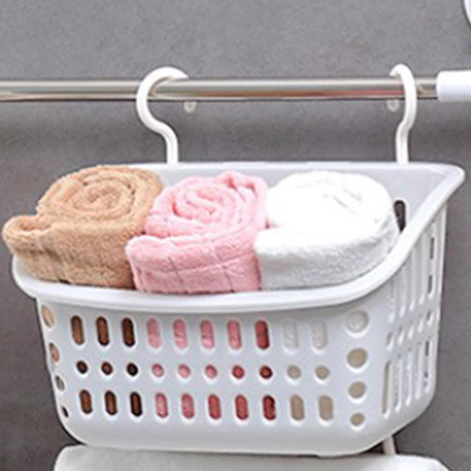 Stay Strong NOENNULL Hanging Storage Basket for Bathroom Kitchen Shower
