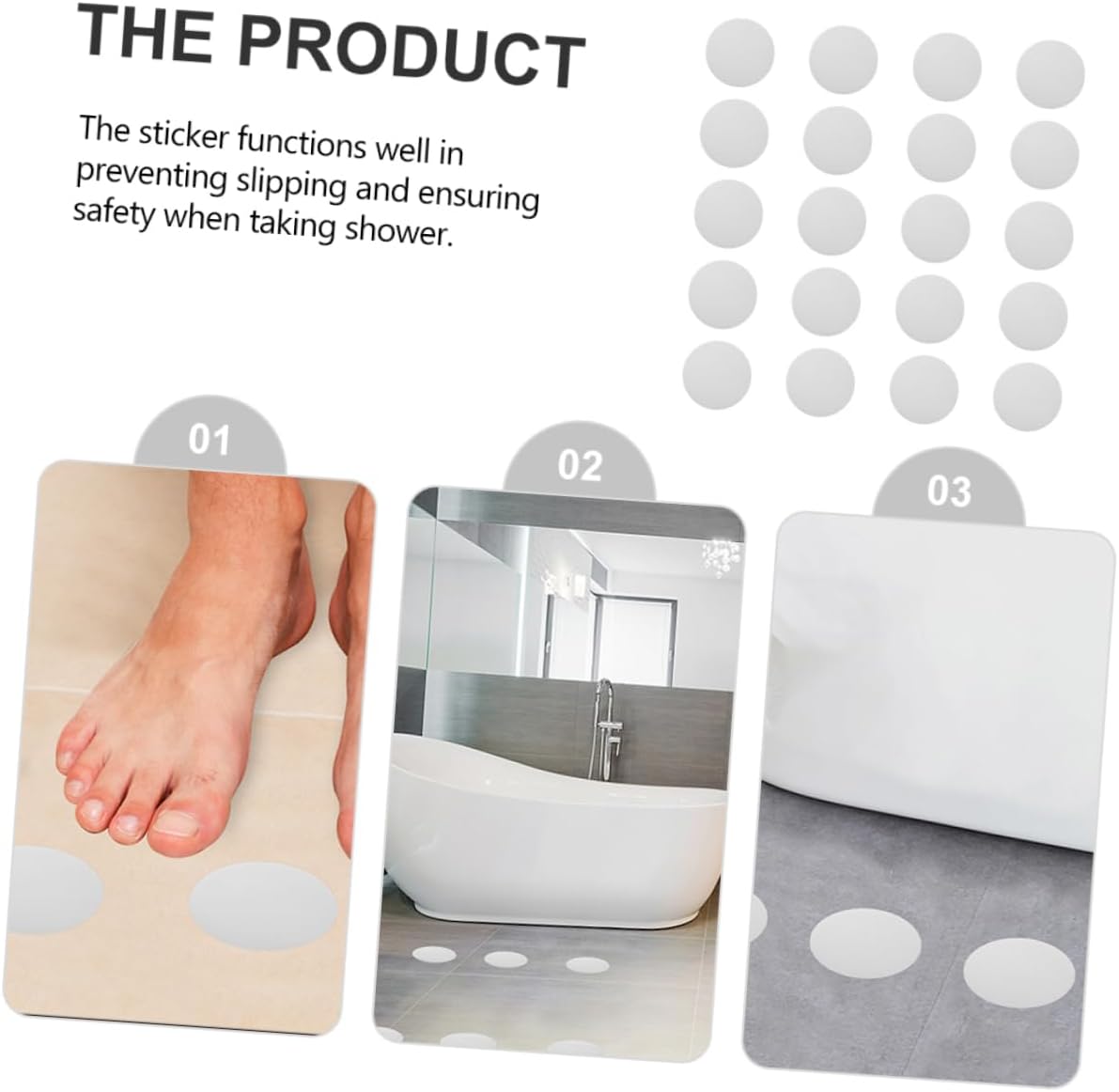 Non-Slip Bathtub Sticker Set