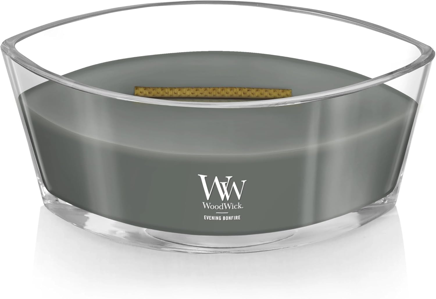 WoodWick Evening Bonfire Scented Ellipse Candle 16oz