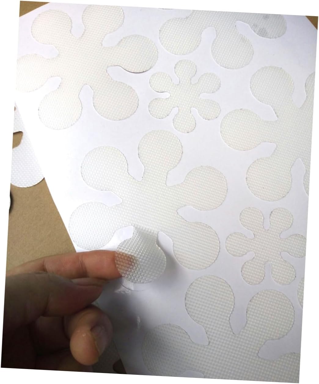 Slipproof Bath Mat with 8pcs Snowflake Non-Skid Stickers