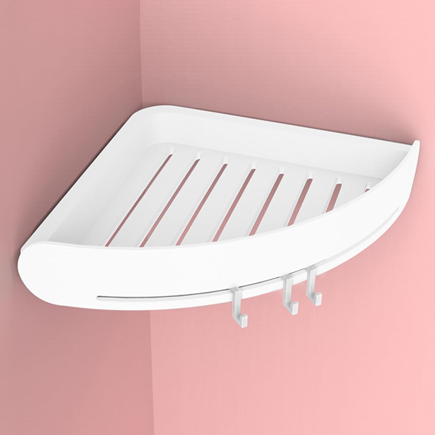 NOENNULL Premium Sturdy Corner Wall Shower Shelf for Bathroom
