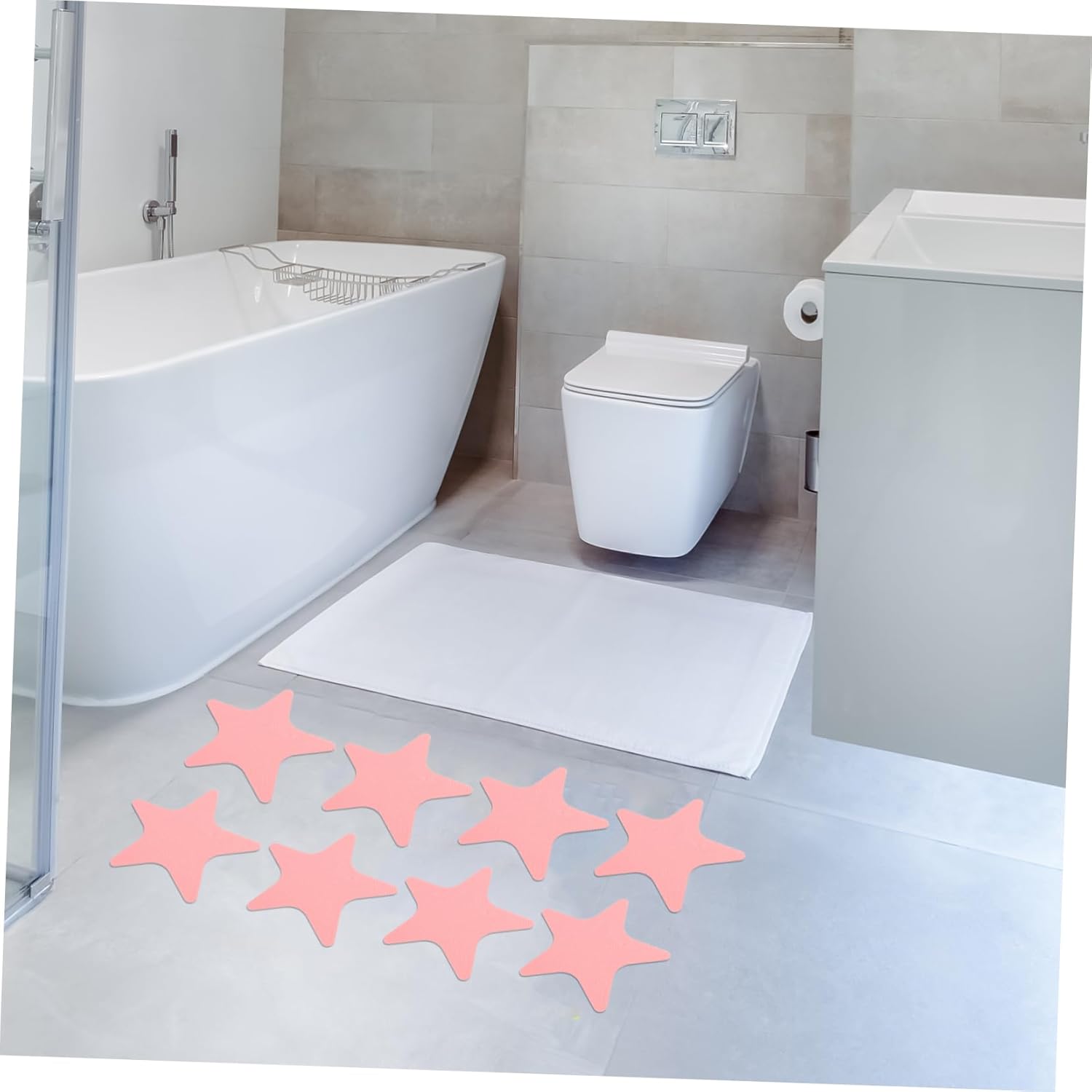 Non-Slip Star Decals for Bathrooms