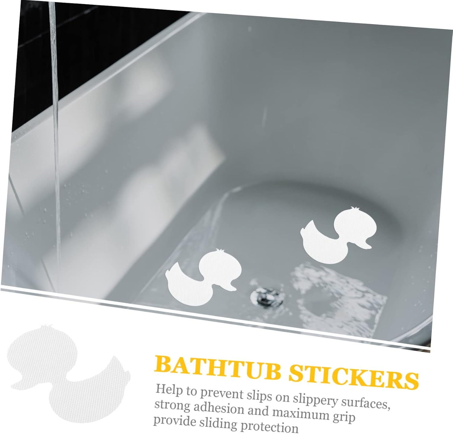Gothic Decor Original Non-Slip Bathtub Stickers - Adventure Ready