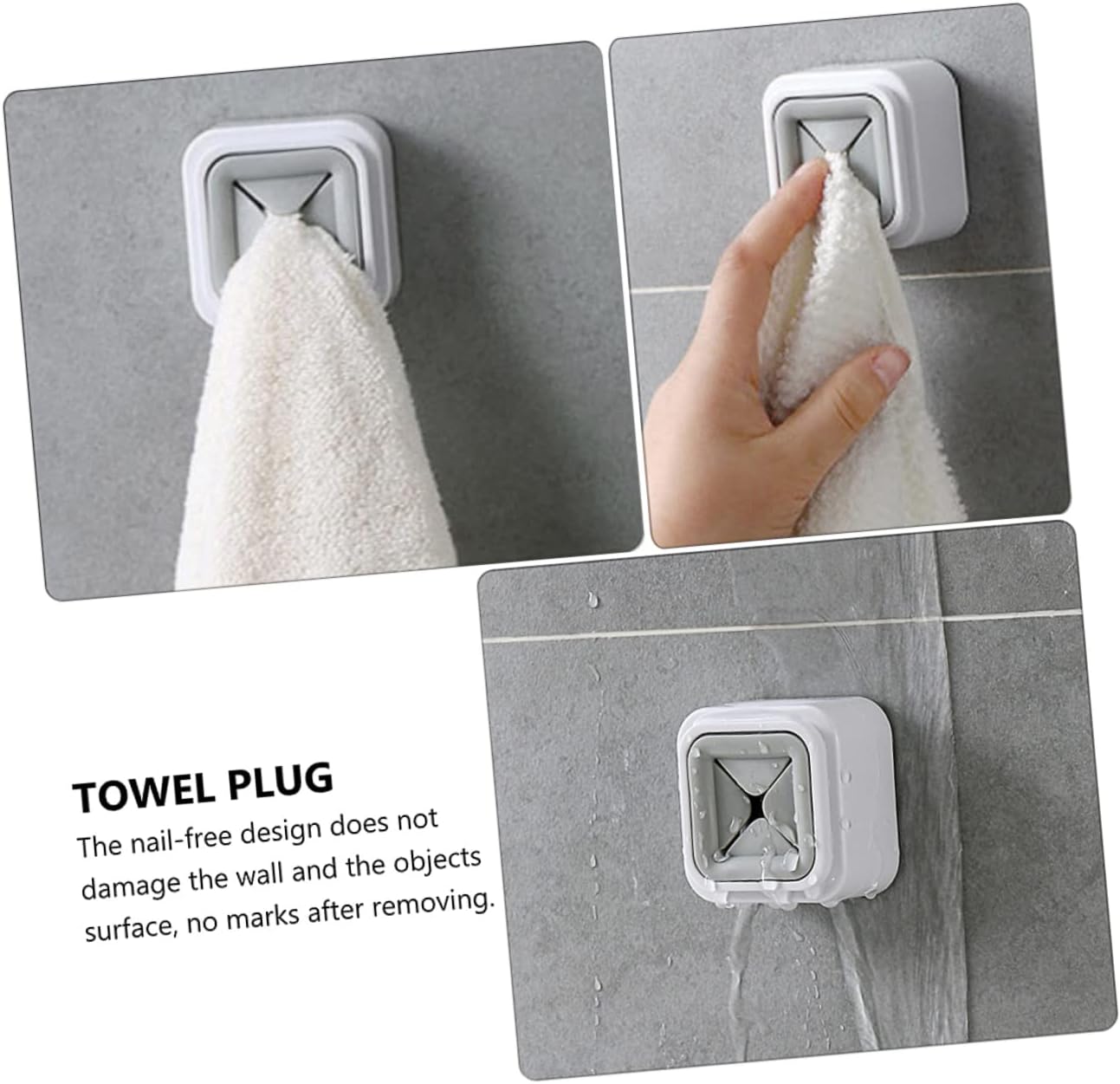 3-Piece Wall-Mounted Towel Holder Set