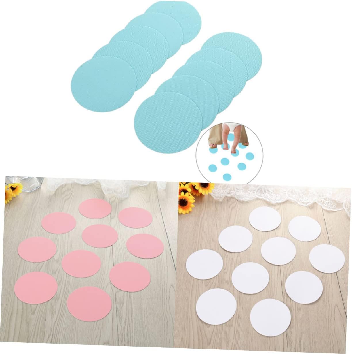 Non-Slip Bathroom Stickers Durable Anti-Slip Bath Tapes for Elderly