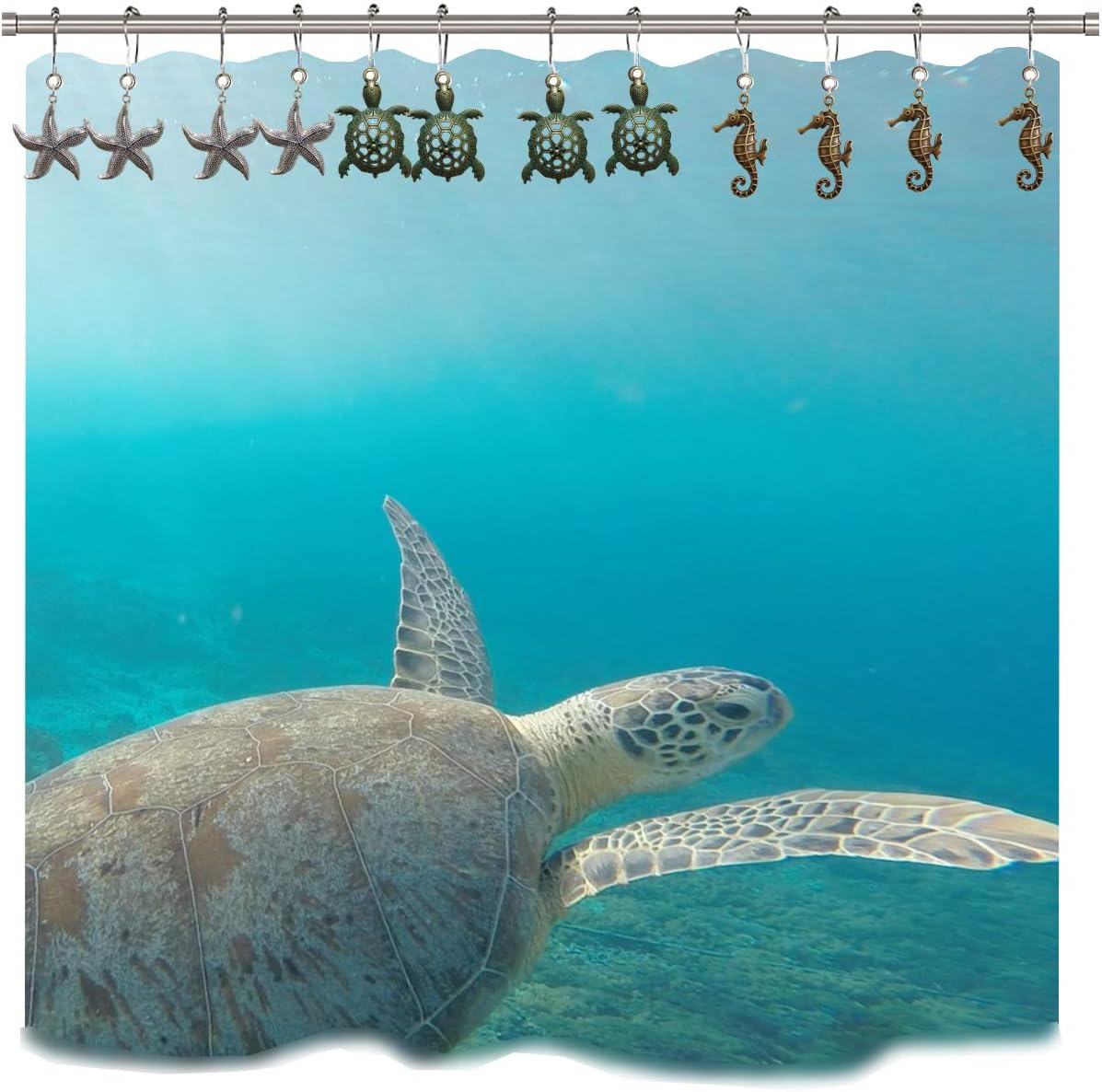 Molikas Rust-Resistant Nautical shower hangers