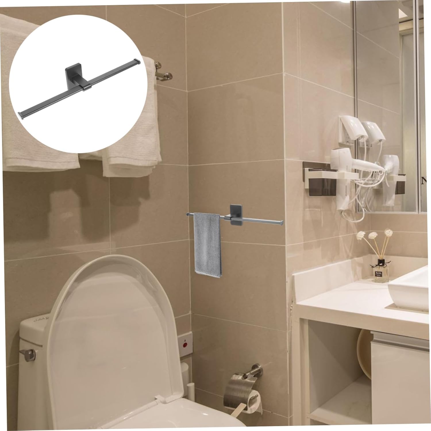 Healifty Modern Towel Rack