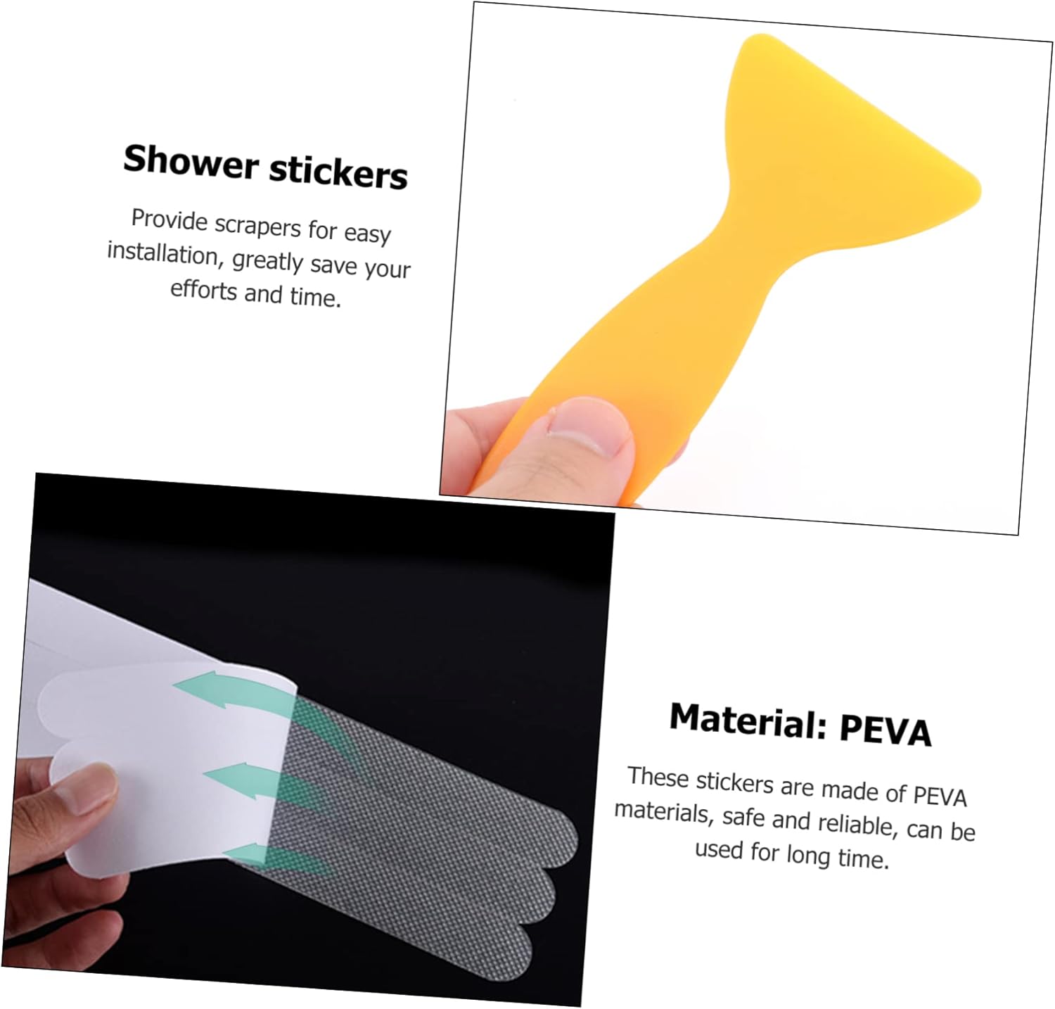Anti-Slip Bathtub Shower Stickers Bathroom Safety Tiles
