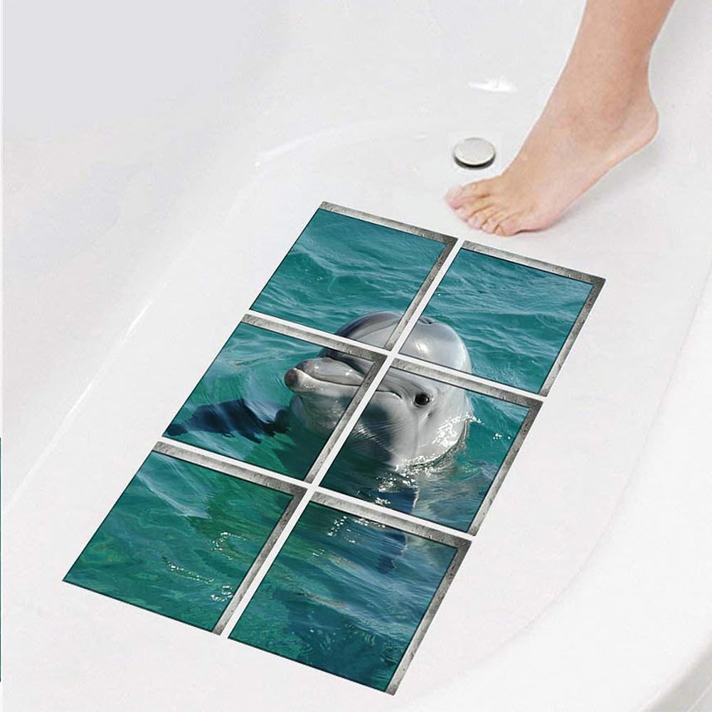 Non-Slip Bathtub Stickers for Adults Kids Waterproof Fun Unique Design
