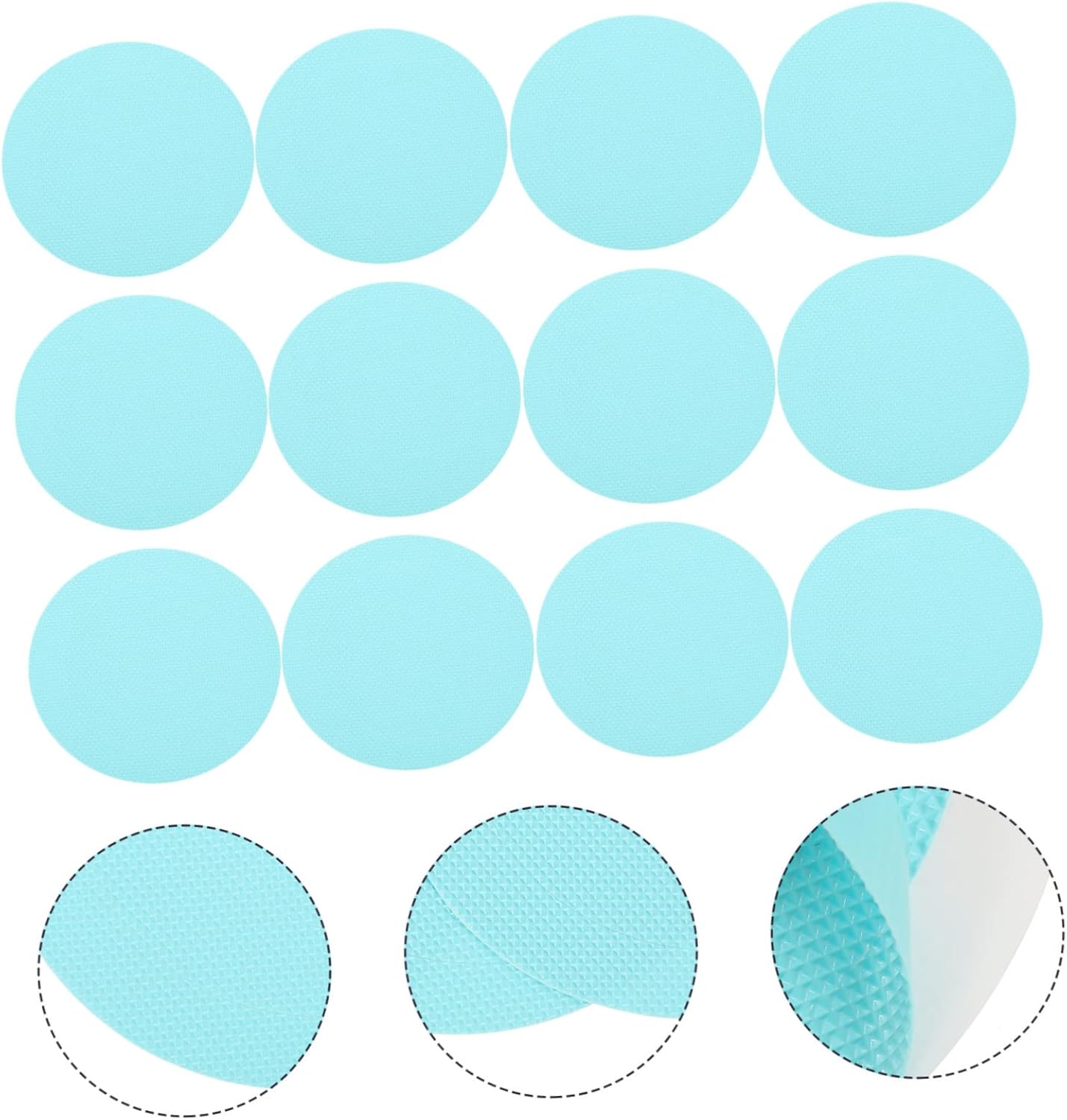 Toilet Stickers 40pcs Anti-Slip Decals for Bathroom Floor Tub