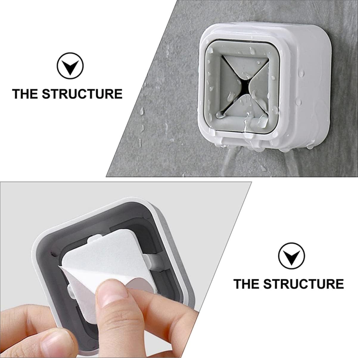 PRETYZOOM 4Pcs Wall Towel Holder