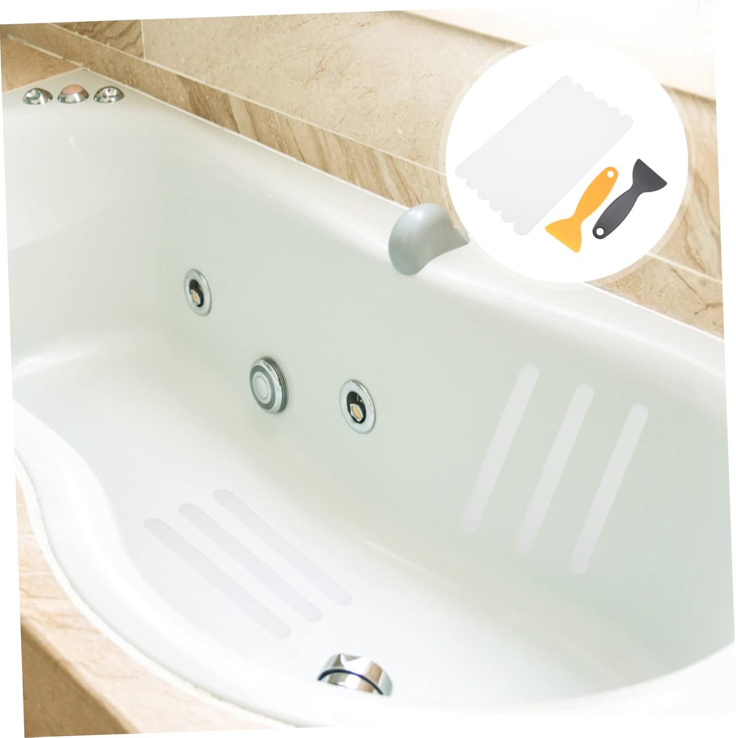 Ciieeo Bathtub Stickers Anti Slip Safety Decals 6 Pack