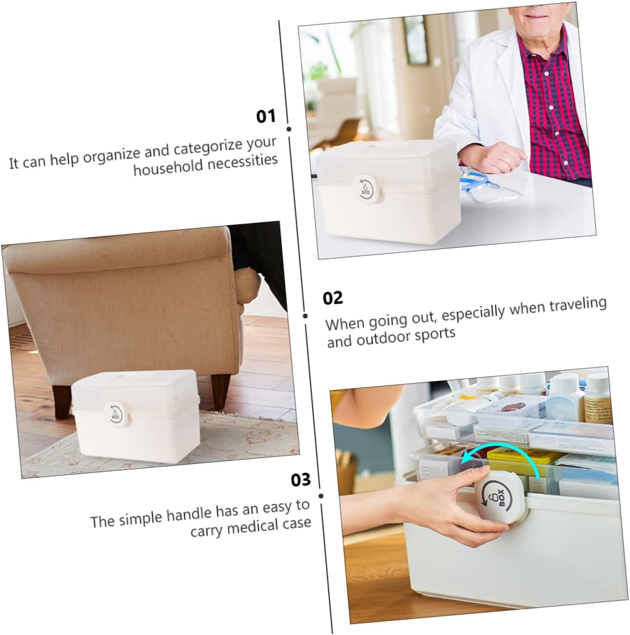 NOLITOY First Aid Kit Storage Case