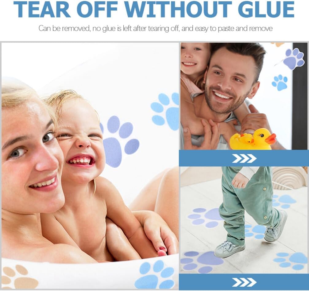 10-Piece Non-Slip Bathtub Sticker Set for Dogs