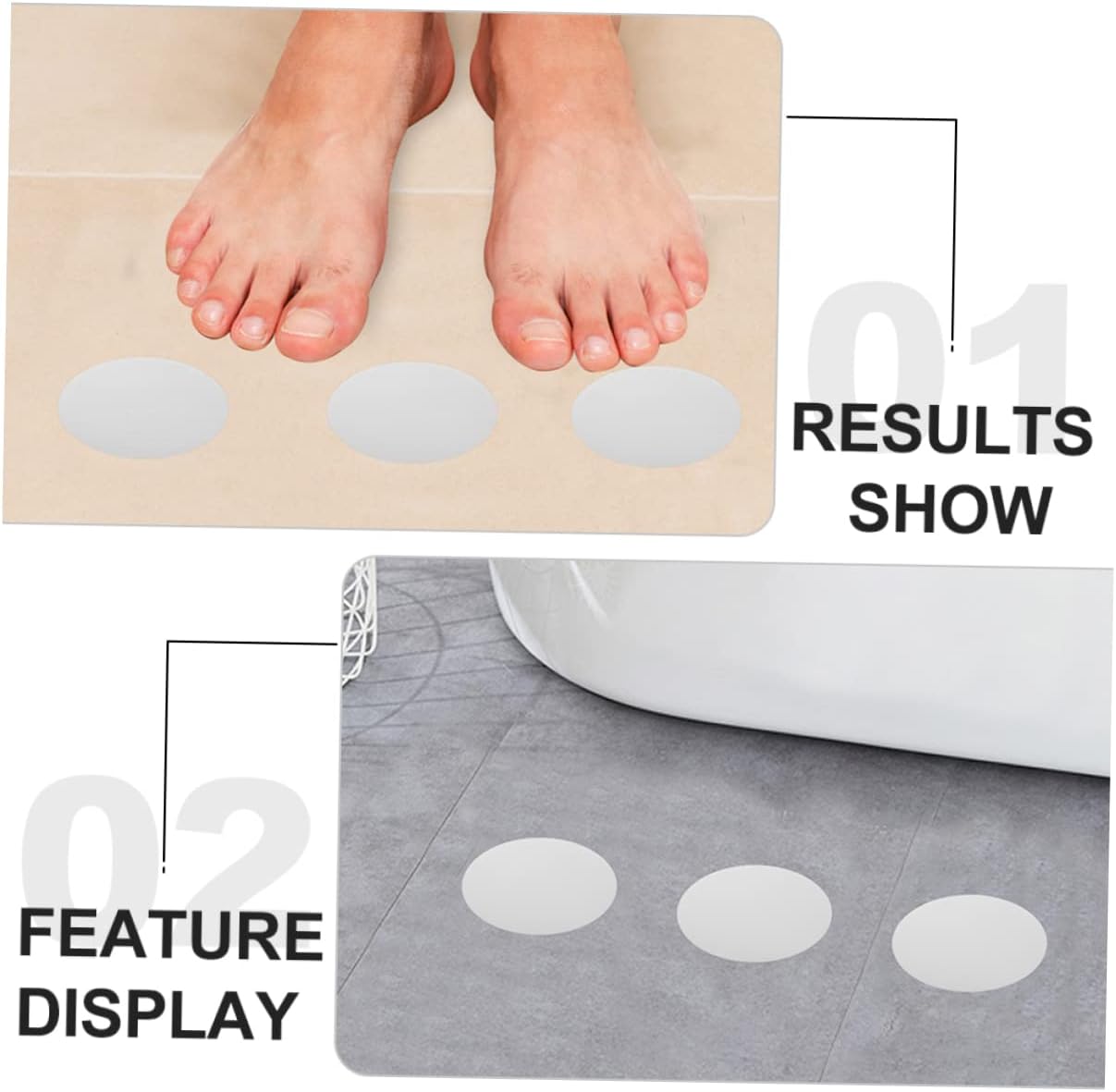 Non-Slip Bath Sticker 20pcs Set