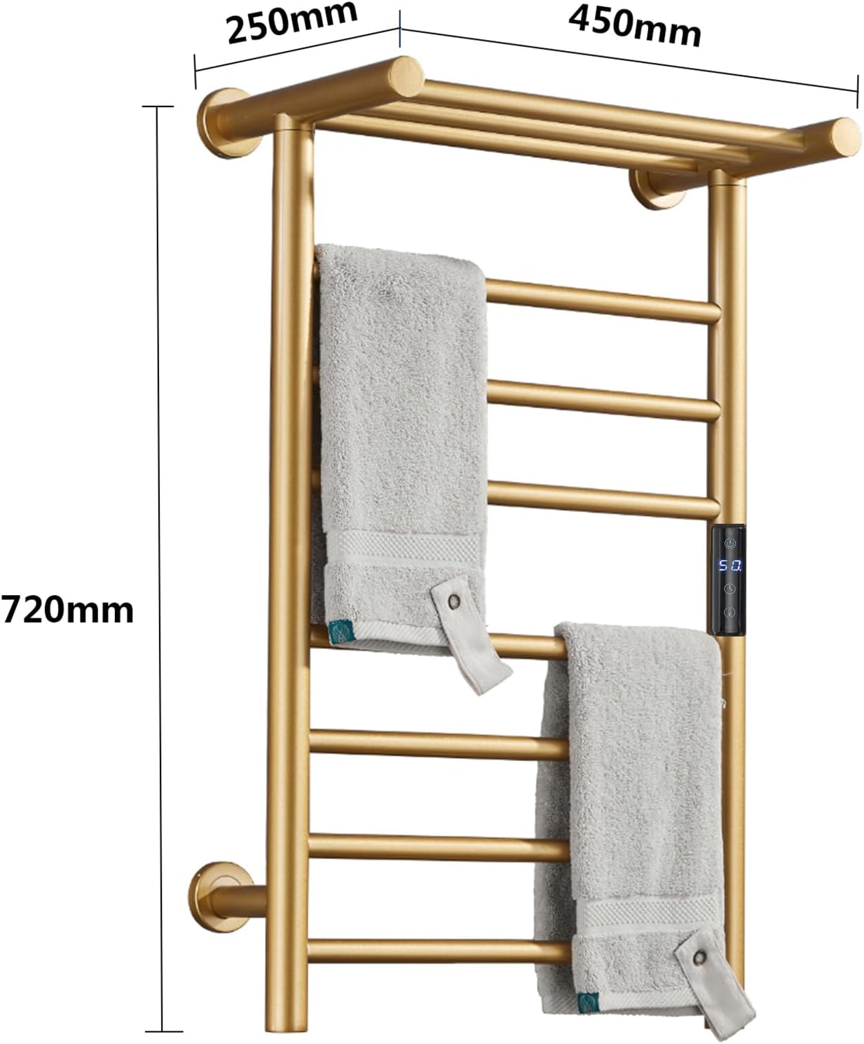 Perfect Towel Warmer Rack 70W Stainless Steel