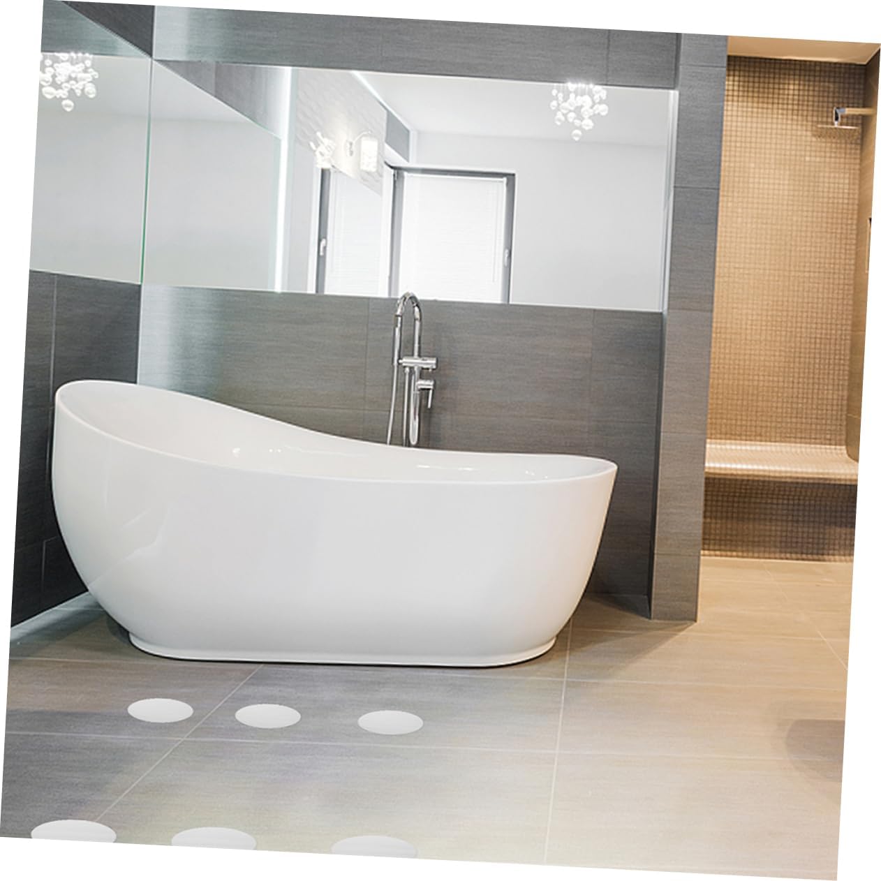Slip-Free Bath Stickers 20pcs Set