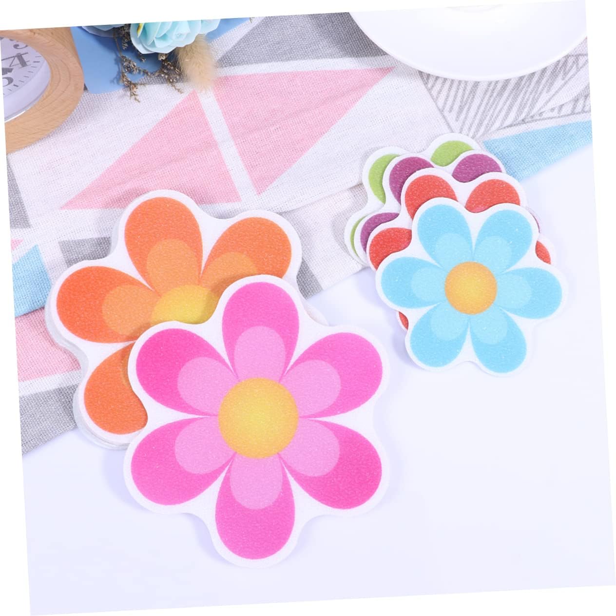 Alipis Floral Non-Slip Self-Adhesive Stickers for Bathrooms